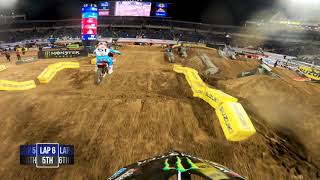 GoPro Malcolm Stewart  2021 Monster Energy Supercross  Orlando 2  450 Main Event Highlights [upl. by Edgard]