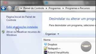 Desinstalar atualizações no Windows 7 update  RafaelCG [upl. by Setarcos490]