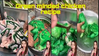 GREENMINDED CHICKEN RECIPE  Pinkiejesy holidayswithshorts storytimewithjesy recipe pinkiejesy [upl. by Russ701]