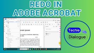 How to Redo in Adobe Acrobat [upl. by Peery]