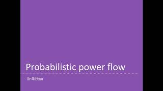 101  Probabilistic Power load Flow in MATLABMatpower Basics [upl. by Simaj432]