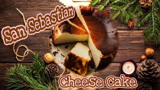 San Sebastian Cheesecake Burnt Basque Cheesecake Recipe 🍰RoshniesbakeB [upl. by Nelrsa]