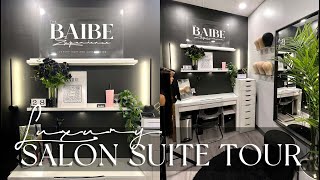 LUXURY SALON SUITE TOUR w LINKS  Amazon and Ikea Finds  Baili Nicole  The Baibe Experience [upl. by Yroffej]