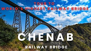 Chenab Railway Bridge A SkyHigh Engineering Marvel  chenabbridge irctc indianrailways [upl. by Lekym697]