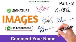 ✅Image Signature  How to do signature of my name  Online Signature  Autograph  Design  Name Art [upl. by Nioe638]