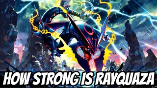 How Strong is Rayquaza  Rayquaza Powers and Abilities  Hindi [upl. by Dahlia606]