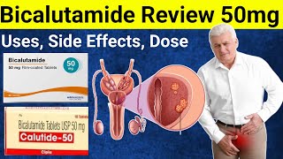 Bicalutamide 50 mg prostate cancer in hindi  Bicalutamide tablets 50 mg  Uses Side Effects Dose [upl. by Amsab]