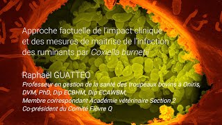 Impact clinique et des mesures de maitrise de linfection des ruminants par Coxiella burnetii [upl. by Irreg]