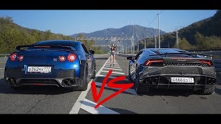 GTR 1000 сил VS Lamborghini 1000 сил [upl. by Merce762]