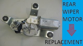 REAR WIPER MOTOR REPLACEMENT 97 S10 BLAZER [upl. by Linkoski12]