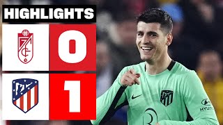 GRANADA CF 0  1 ATLÉTICO DE MADRID  RESUMEN  LALIGA EA SPORTS [upl. by Anoed]