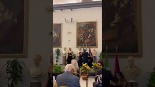 Roma Campidoglio  Dominika Zamara Quartetto d’archi Mozaika M° Antonio Brena [upl. by Annaicul]