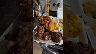 Trying Jamaican Food food jamaican subscribe shortvideo shorts foodie family like couple [upl. by Jamilla]