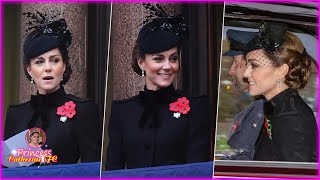 Catherine Look Extremely Radiant On The Balconies At Remembrance Sunday Princesscatherinefc [upl. by Pascia544]