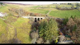 Weardale by drone Part 1 Killhope bank to St Johns Chapel [upl. by Nsaj]