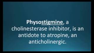 physostigmine Pharmcabulary for Memorizing Pharmacology Chapter 5 Neuro Flashcard [upl. by Pega2]