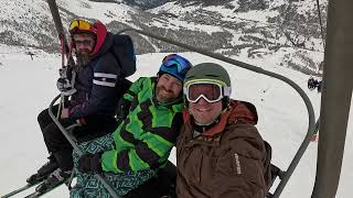 Sestriere Snowboarding Trip 2024 [upl. by Enelrad]