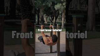 Best exercices helps you to fix your front lever form calisthenics frontlever strengthworkout [upl. by Nolyat]