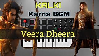 Kalki Karna Theme  Piano Cover By Kalyan Allu  prabhas  Santosh Narayan  Nag Ashwin [upl. by Aihtnys]