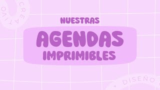 AGENDAS 2025  PDF imprimible  Agenda diaria semana a la vista semanal  HYGGECREATIVO [upl. by Malim]