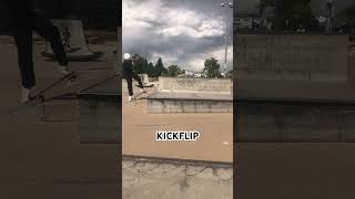 kickflip vs KICKFLIP skateboarding [upl. by Ninette]