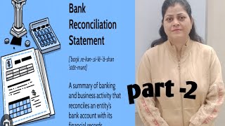 Bank Reconciliation Statement part 2CommerceTutorialcn6pw [upl. by Araec]