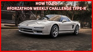 FH5 How to do Forzathon Weekly Challenge TypeR [upl. by Elegna]