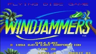 Windjammers Gameplay NEO GEO [upl. by Mignonne]