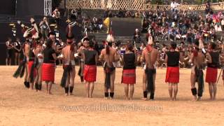 Phom tribe of Nagaland dancing [upl. by Leal]