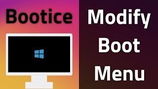 How to modifyedit Windows Boot Options  Bootice [upl. by Dymoke]