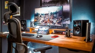 How to get a CHEAP Modern Desk Setup  Cozy Creative amp Minimal [upl. by Cirderf]