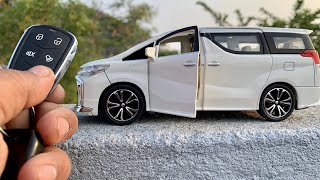 Unboxing of Scale Model Toyota Alphard  Scale 124 Model  DieCast Collection  Miniature  DIY [upl. by Sibbie753]