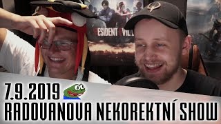 Radovanova Nekorektní Show  792019  Agraelus a Radovan  1080p60  PC  CZ [upl. by Yesiad944]