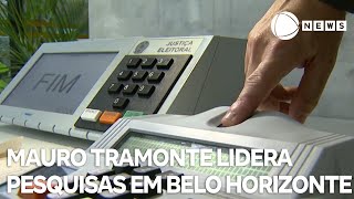 Mauro Tramonte lidera três cenários de pesquisa eleitoral em Belo Horizonte [upl. by Dnumyar]