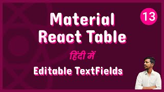 Material React Table  Editable Text Fields 13 [upl. by Ro766]