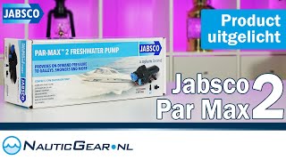 Jabsco Par Max 2 De stille drinkwaterpomp voor uw boot [upl. by Ahsauqram]