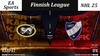 NHL 25  Liiga  HIFK vs Kärpät Skill  Superstar [upl. by Smitty740]