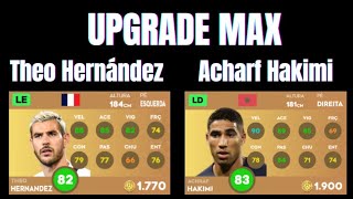 Dls 24 Upando o Hakimi e o Theo Hernández  Upgrade Max [upl. by Hamfurd]