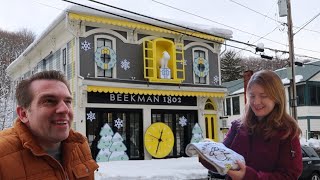 Beekman 1802 Mercantile and sightseeing in Sharon Springs a small town in NY [upl. by Essile554]