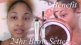 BENEFIT 24 HOUR BROW SETTER REVIEW  PRODUCT REVIEW [upl. by Nunes]