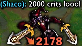 NERF FULL CRIT SHACO [upl. by Nailuj115]