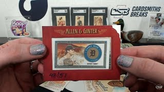 2021 Topps Allen amp Ginter Baseball 12 Box Case Break 12 [upl. by Sahcnip]