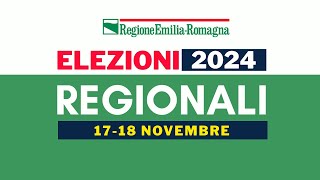 Elezioni regionali EmiliaRomagna del 1718 novembre 2024 come si vota [upl. by Mitzi395]