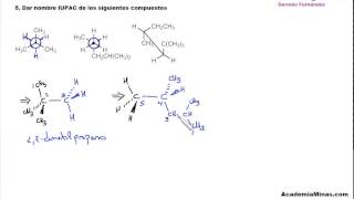 Problema 5 Alcanos Nombrar moléculas en proyección de Newman [upl. by Rehtse]