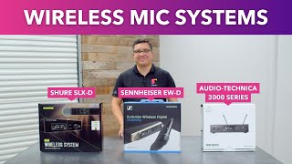 Best MidRange Wireless Mic System Shure SLXD Sennheiser EWD or AudioTechnica 3000 Series [upl. by Otokam]