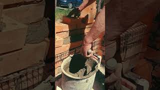 Ziegelverlegung viralvideo construction satisfying ziegel [upl. by Hastie]