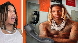 lil durk calls from jail Why he not in protective custody [upl. by Enillebyam]