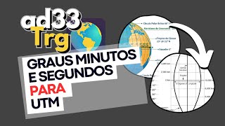 ad33Trg Graus Minutos e Segundos para UTM ad33geo txt geodesicas gms 📊🗺️ [upl. by Iaoh]