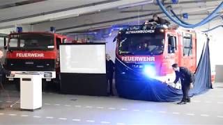 Übergabe neues HLF 20 an die Freiwillige Feuerwehr Altwarmbüchen [upl. by Frentz]