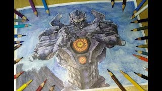 Drawing Jaeger  Pacific Rim Uprising [upl. by Annyahs]